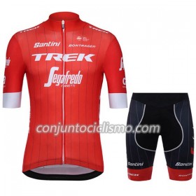 Conjunto Maillot + Culotte Corto 2018 Trek-Segafredo N001
